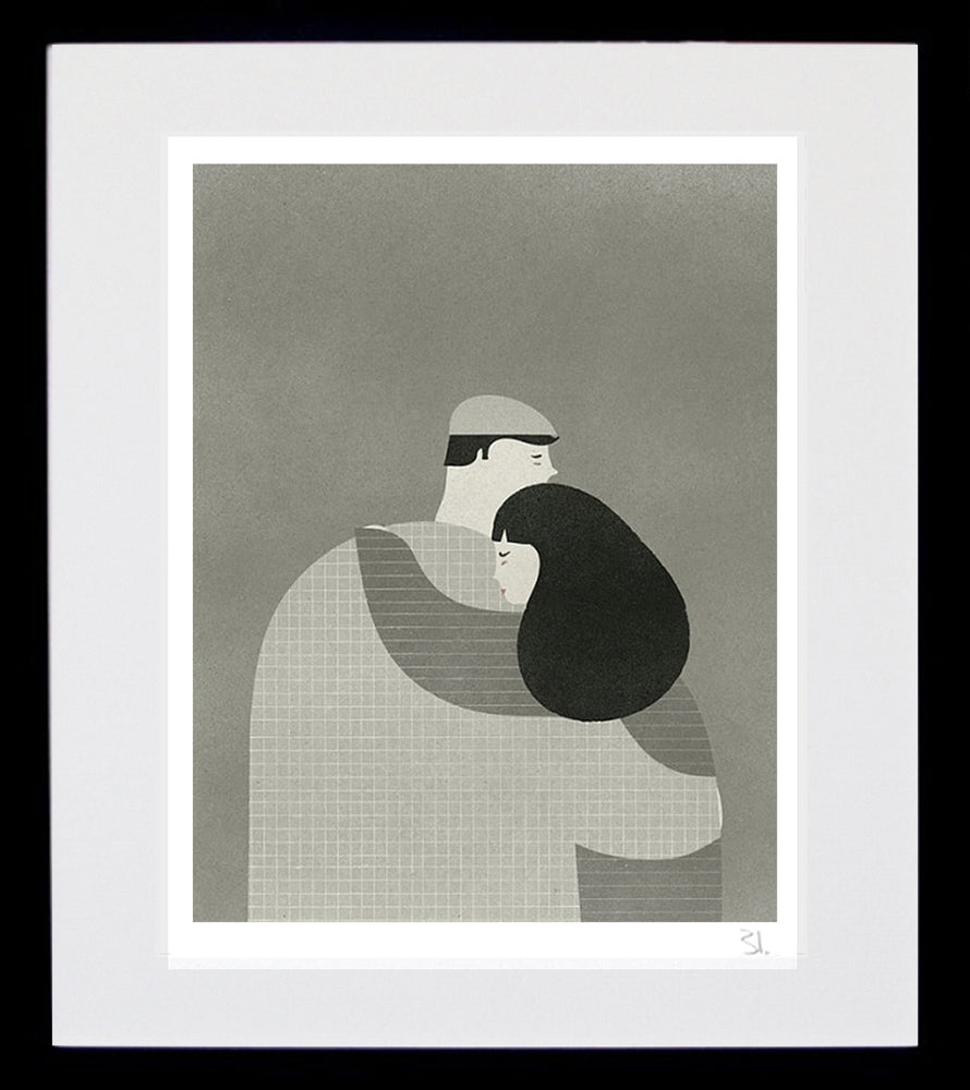 El Abrazo Black Frame