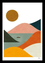 El Barquero-36 x 51.5-Black Box Frame