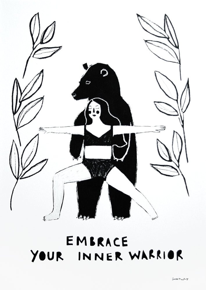 Other - Embrace Your Inner Warrior Unframed