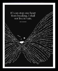 Emily Dickinson - Hearts Black Box Frame