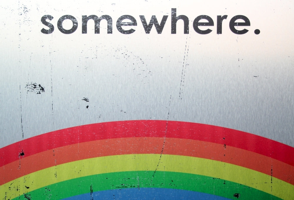Aluminium Print: Somewhere (Over The Rainbow)