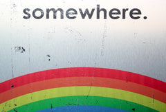 Aluminium Print: Somewhere (Over The Rainbow)