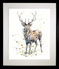 Print Ltd Edition Animals - Empowered Black Wide Box Frame