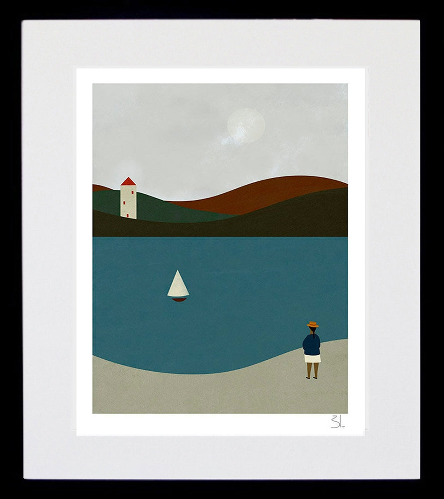 English Summer Black Frame