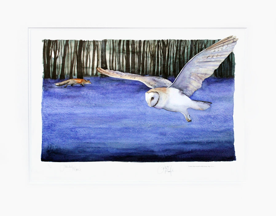 The Lost Words - Enter the Woods With Care, My Love - Unframed