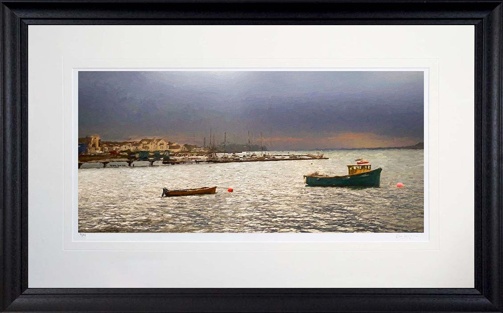 Co Down - Evening Light Portaferry Frame Black Moulded 71X45