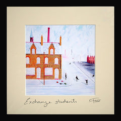 Exchange Students Framed 15 x 15