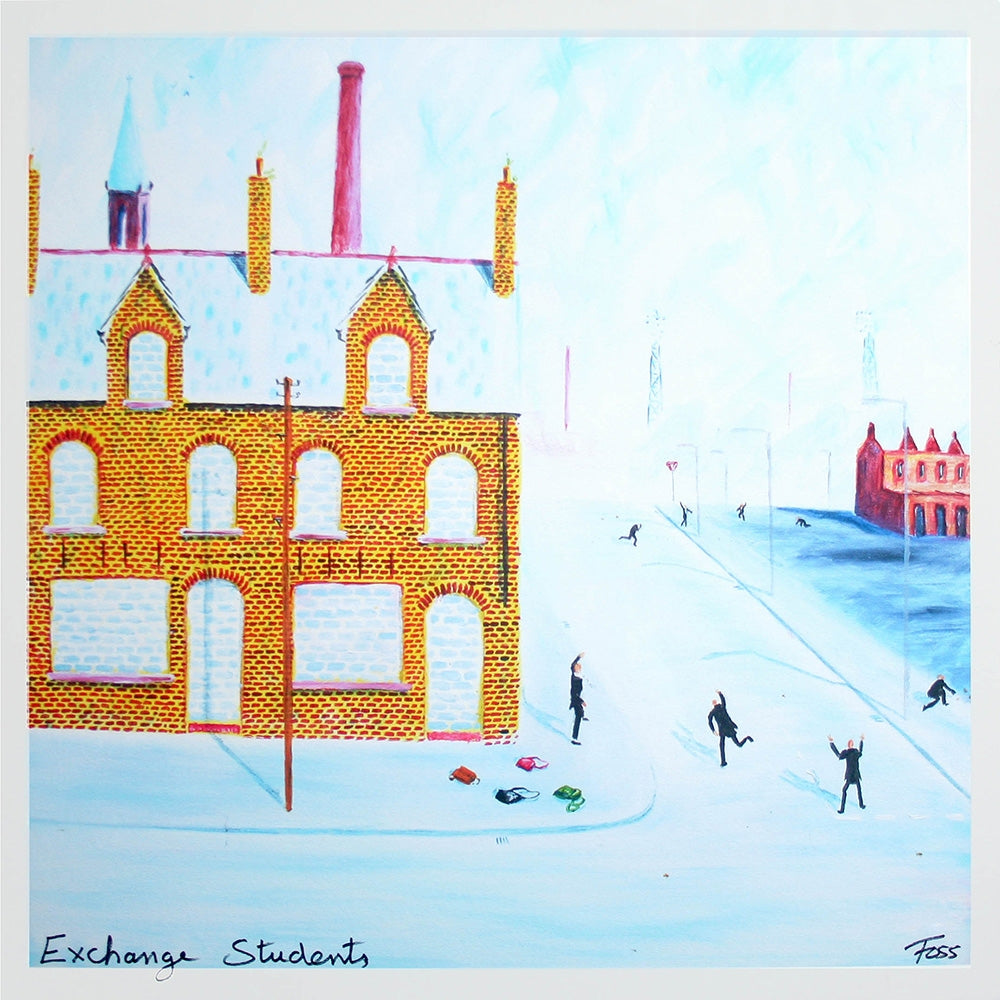 Exchange Students Unframed 40 x 40