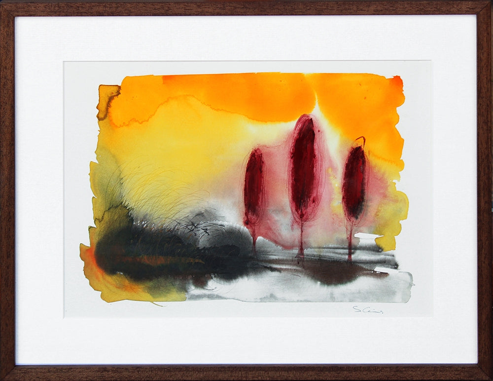Exhaling Heat Framed