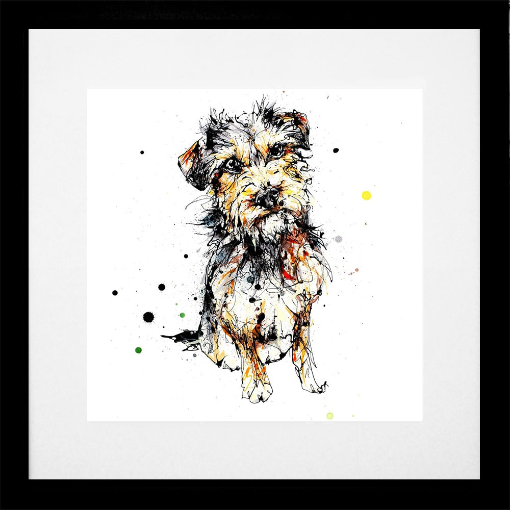 Print Open Edition Animals - Expectation-Available In One Size Only-Black Box Frame (With Mount)