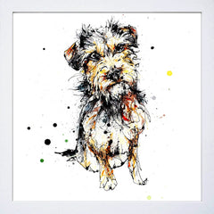 Print Open Edition Animals - Expectation-Available In One Size Only-White Box Frame (No Mount)