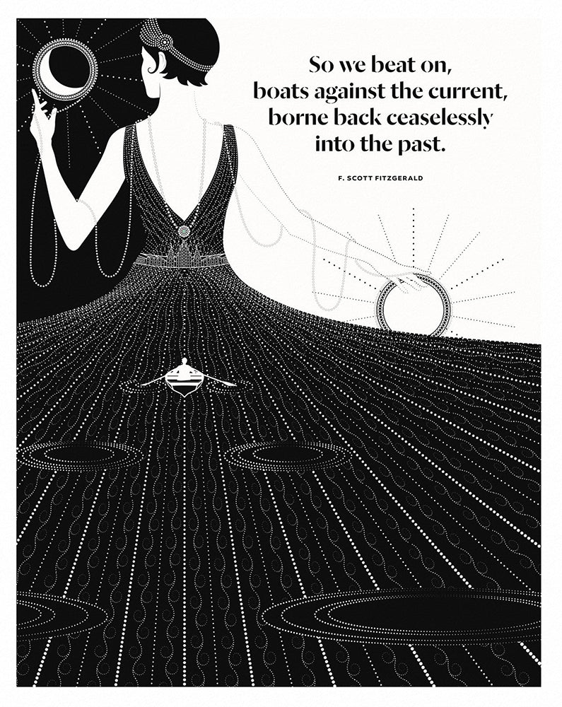 F. Scott Fitzgerald - Boats Unframed