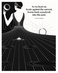 F. Scott Fitzgerald - Boats Unframed