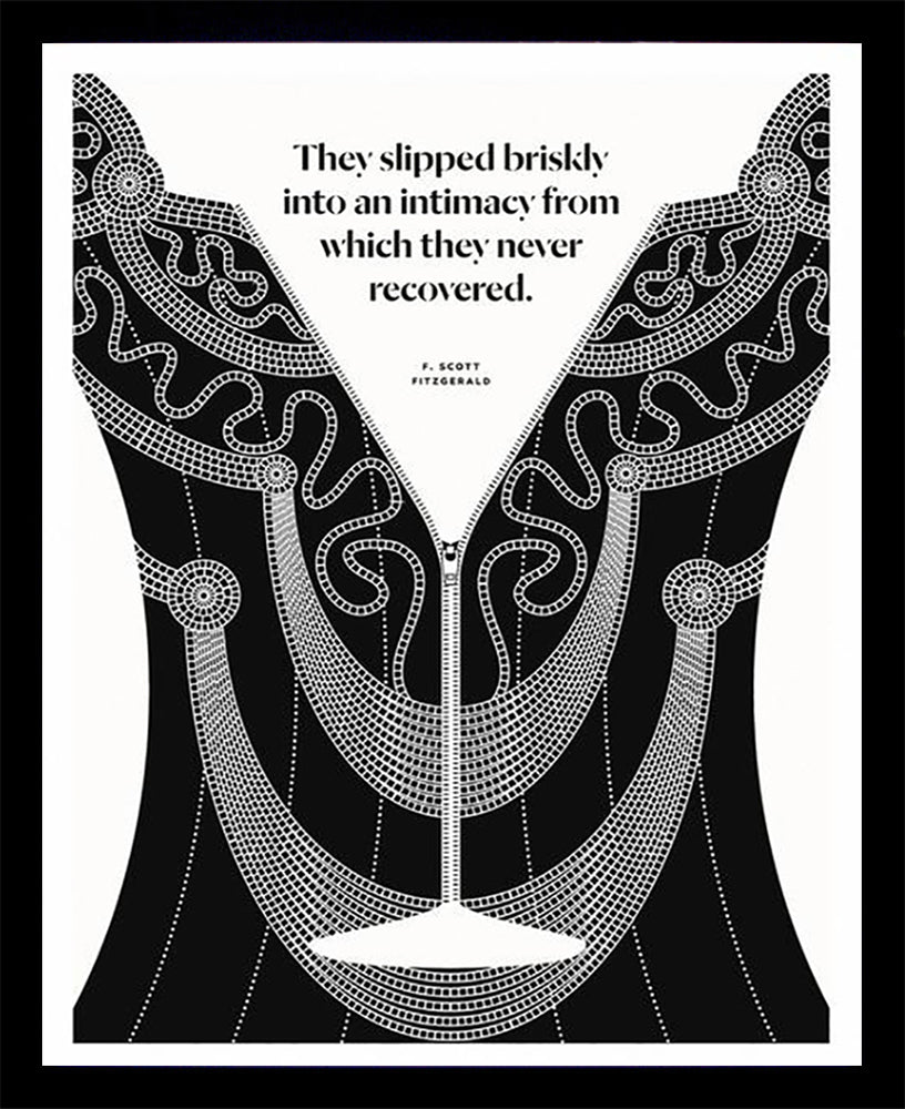 F. Scott Fitzgerald - Intimacy Black Box Frame