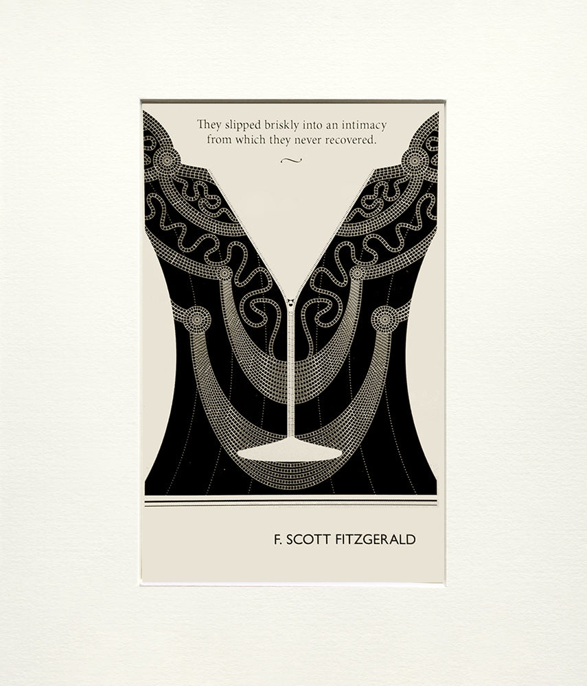 Postcard - F. Scott Fitzgerald Unframed