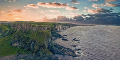 Co Antrim - Fading Light, Dunluce Castle