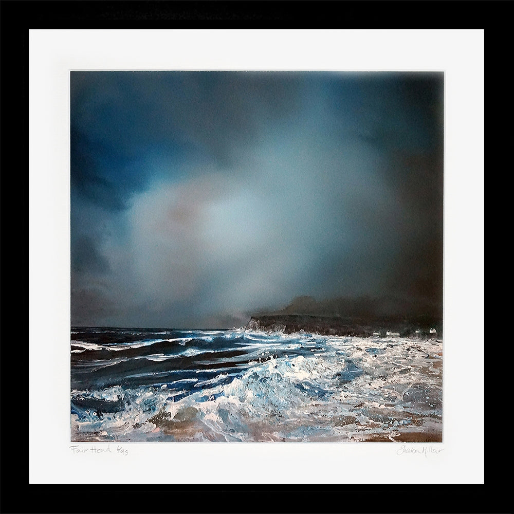 Print - Fair Head - Black Box Frame