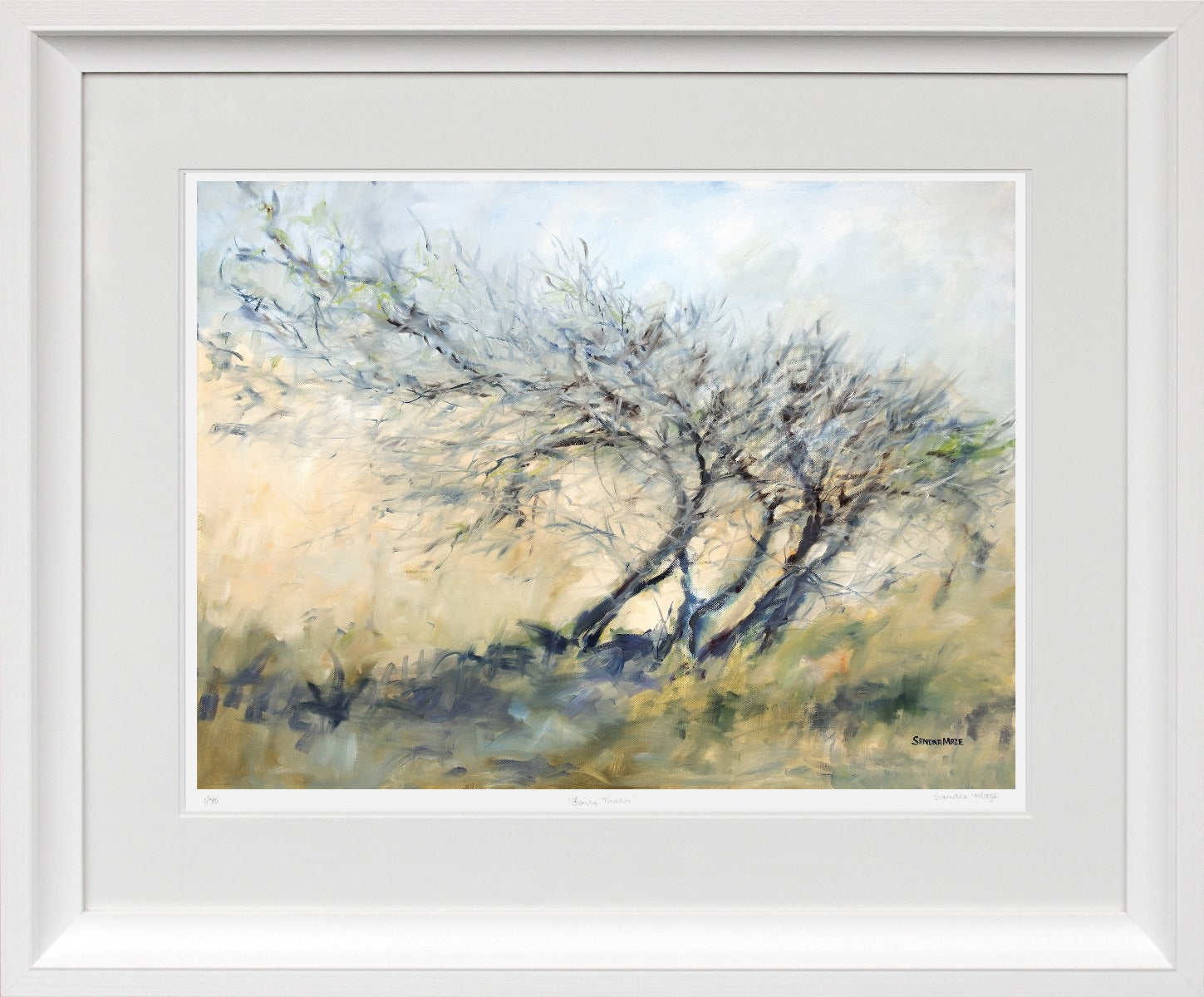 Print - Fairy Thorn Chunky White Frame