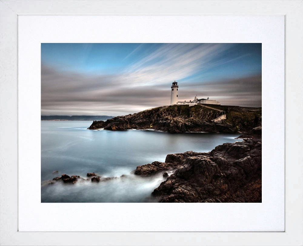Co Donegal - Fanad Head Lighthouse Frame White