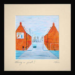 Fancy a Pint Framed 15 x 15