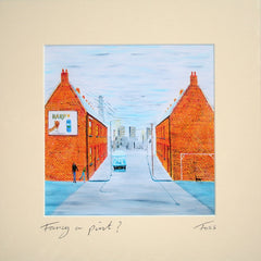 Fancy a Pint Unframed 15 x 15