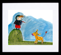 Farm Girl Black Frame