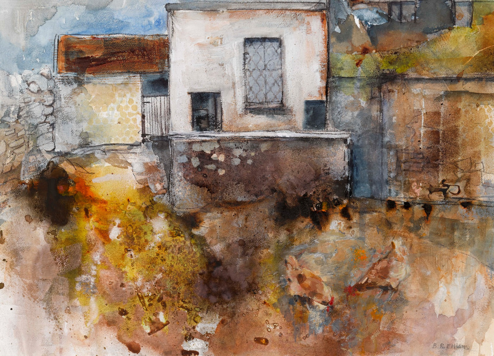 Farmyard, Donegal Unframed