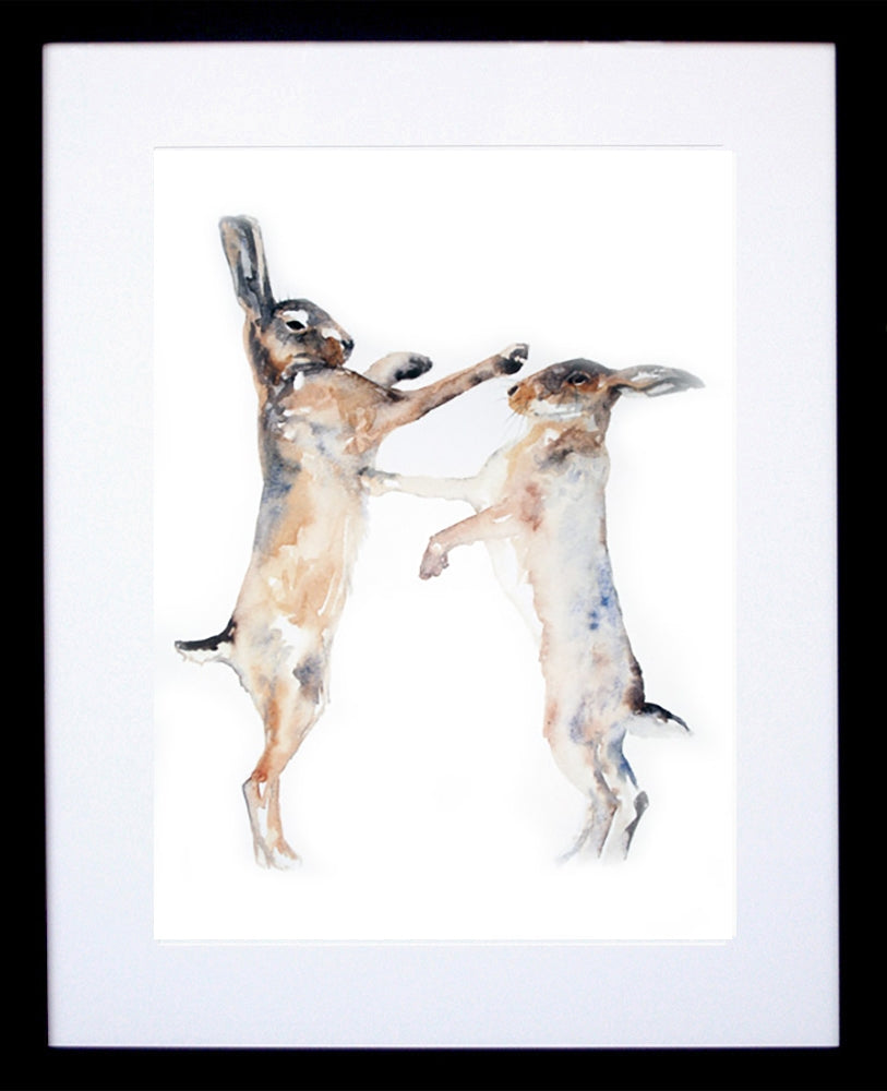 Animals Hare - Fight Club Frame Black