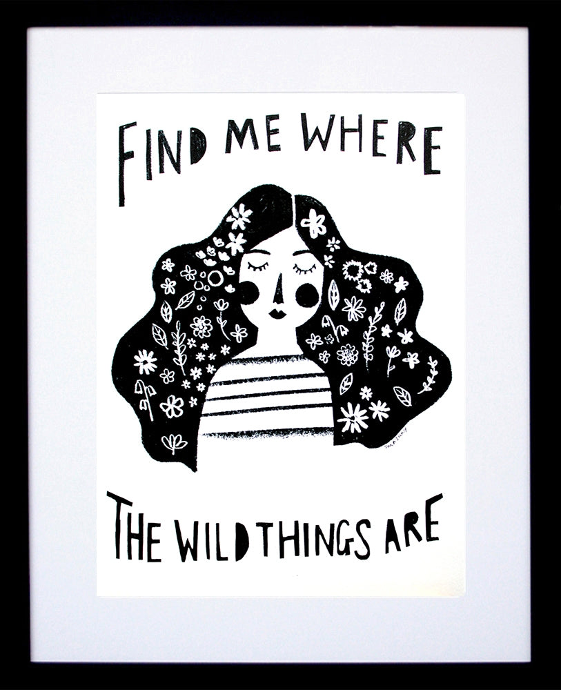 Other - Find Me Where The Wild Things Are Black Frame