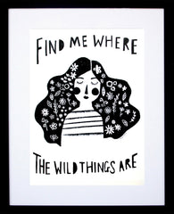 Other - Find Me Where The Wild Things Are Black Frame
