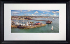 Co Antrim - Fine Day, Carrickfergus Black Scoop Frame