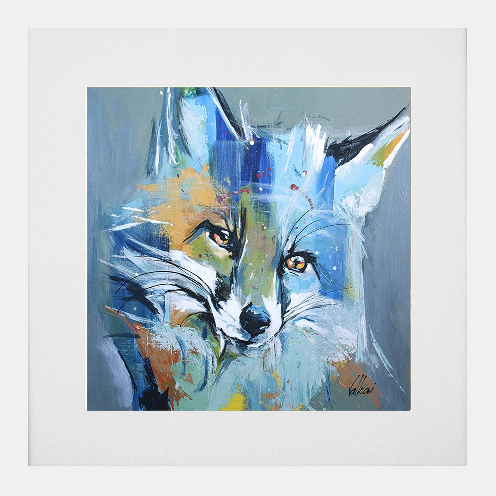 Print - Finn White Box Frame (With Mount)