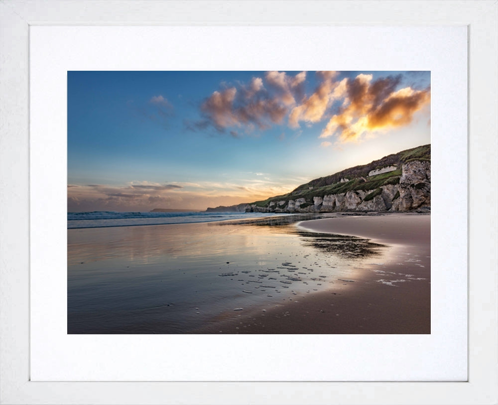 Co Antrim - First Light at Whiterocks White Box Frame