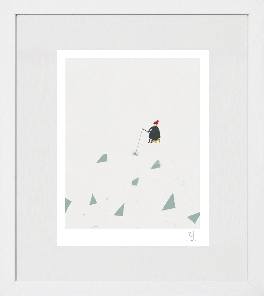 Fisherman White Frame