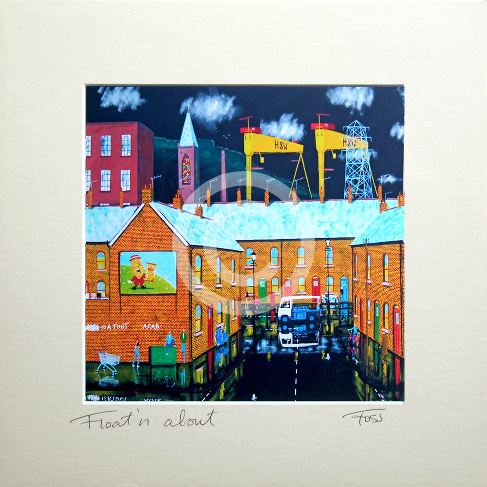 Print - Float'n About 15 x 15 Unframed