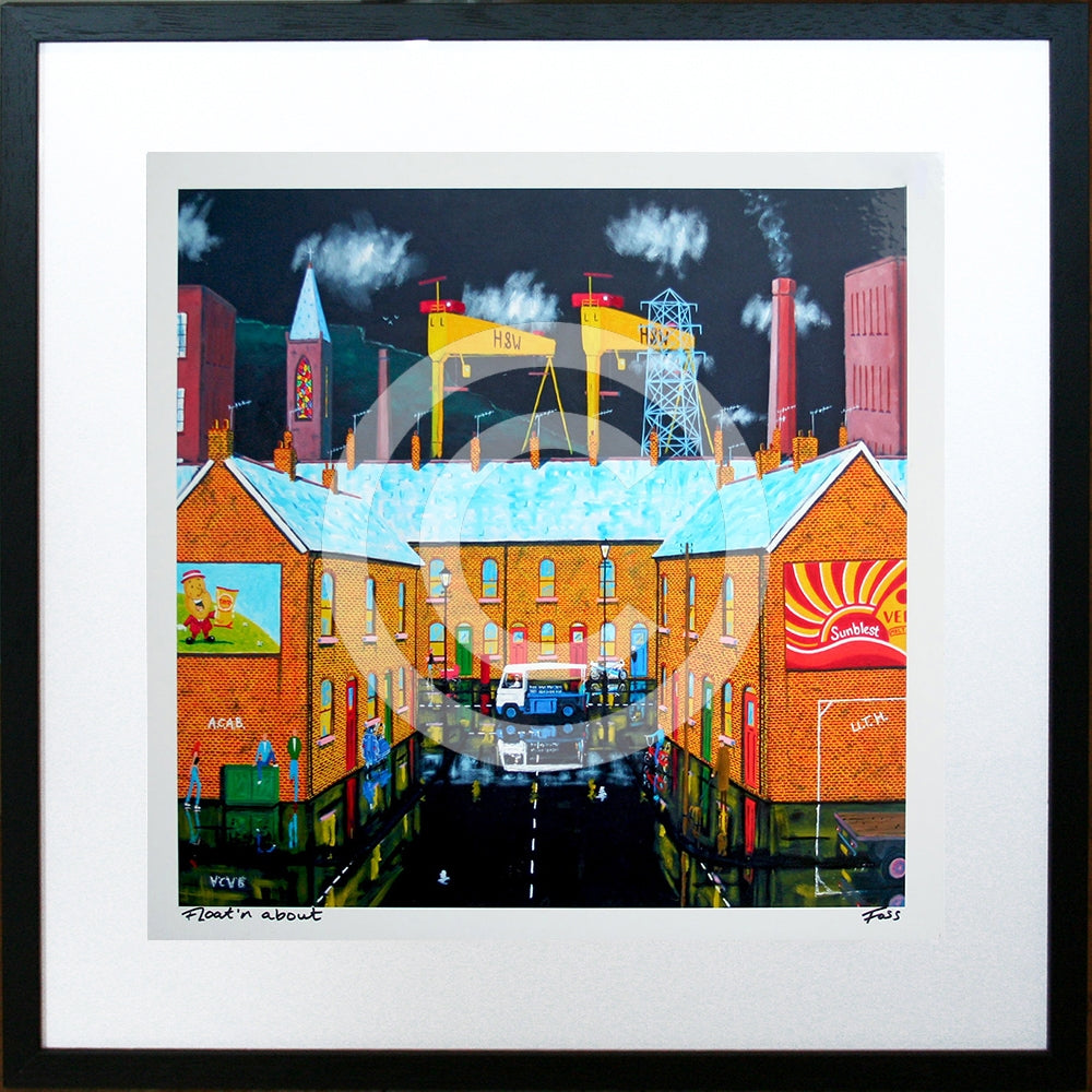 Print - Float'n About 40 x 40 Framed