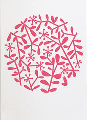 Nature - Flora (Raspberry Sorbet) Unframed