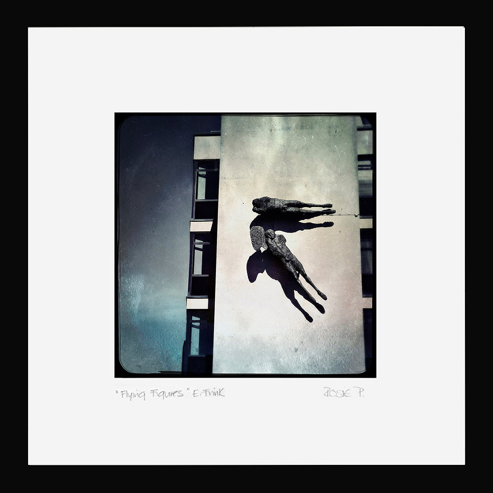 Belfast - Flying Figures E. Frink Black Frame (No Mount)