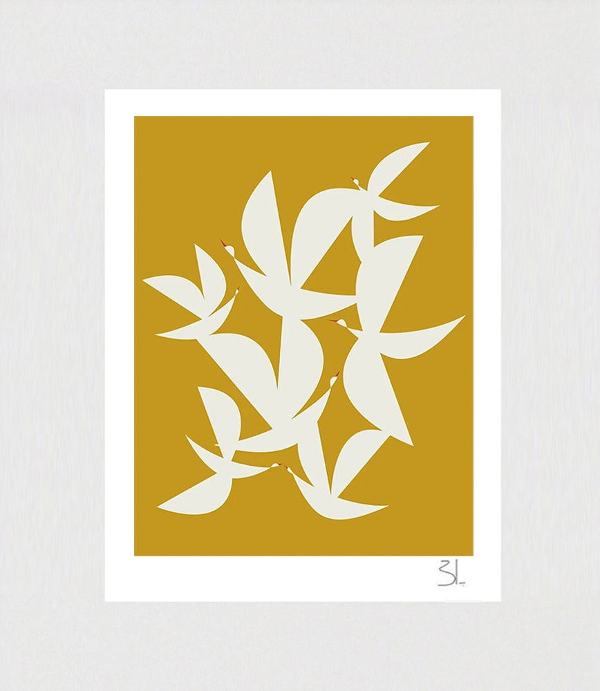 Flying Mustard - Unframed