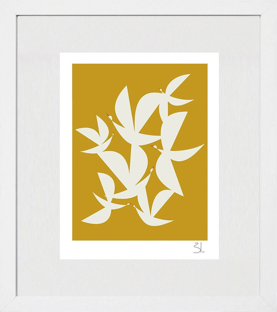 Flying Mustard - White Box Frame