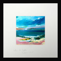 Print - Following The Rhythm, Rathlin Island Black Frame