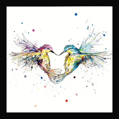 Print Open Edition Animals - Forever-30 x 30-Black Box Frame (No Mount)