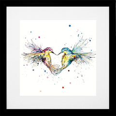 Print Open Edition Animals - Forever-30 x 30-Black Box Frame (With Mount)