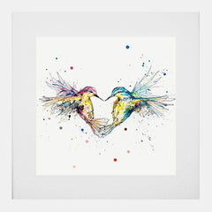 Print Open Edition Animals - Forever-30 x 30-White Box Frame (With Mount)