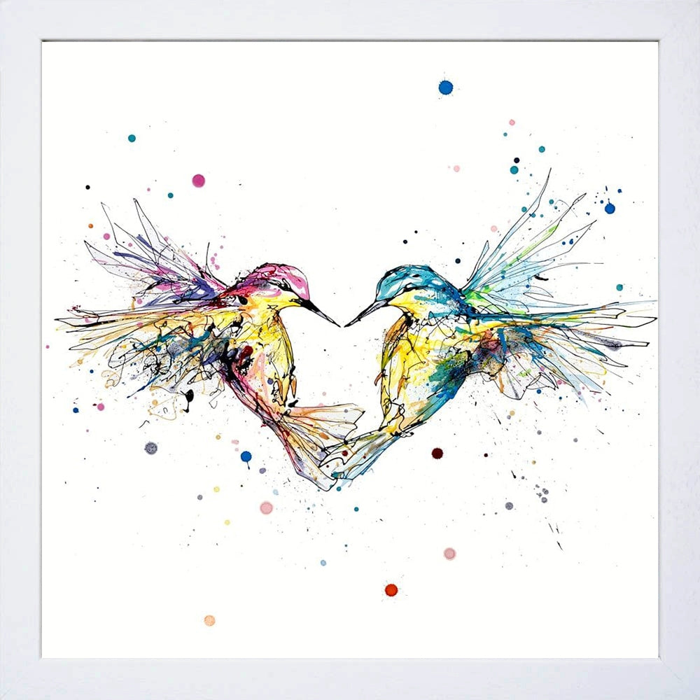 Print Open Edition Animals - Forever-30 x 30-White Box Frame (No Mount)