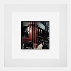 Belfast - Fountain Lane White Frame (With Mount)