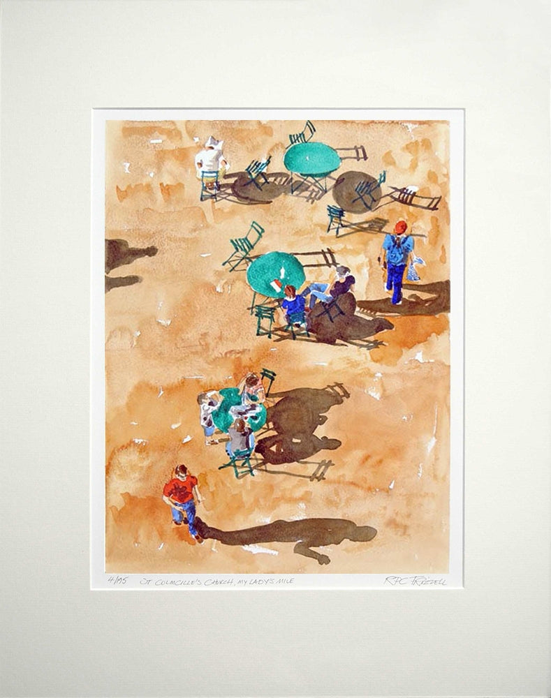 Looking Down at Villandry Unframed