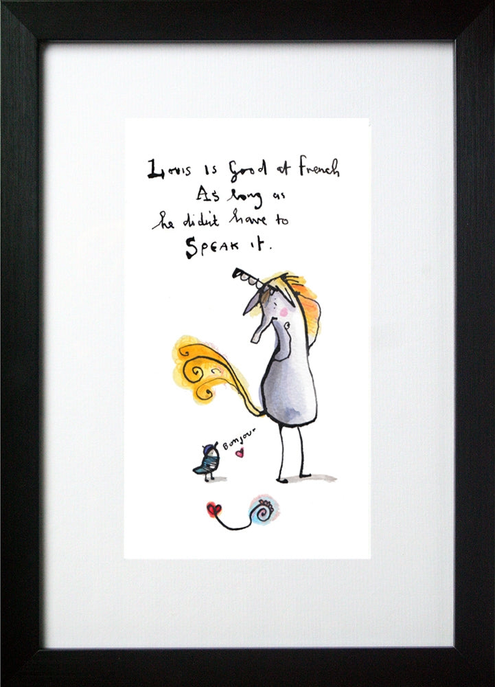 French Black Frame