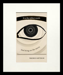 Postcard - Friedrich Nietzsche-Available In One Size Only-Small Flat Black Frame