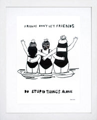 Other - Friends White Frame